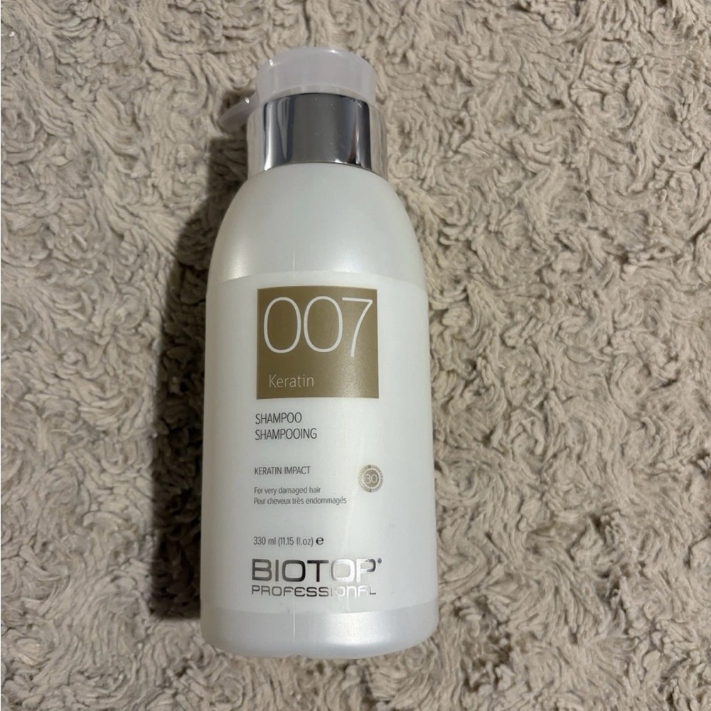 Biotop Professional 007 Keratin Impact Shampoo 11.15 oz New Full Size